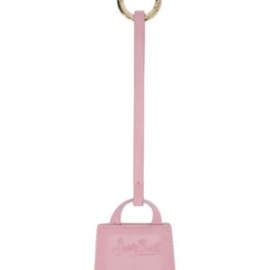 Pink Leather Bag Charm MC2 Saint Barth
