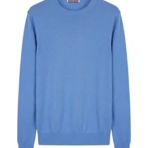 Men's Crew Neck Sweater Jeordie’s Cotton Yarn