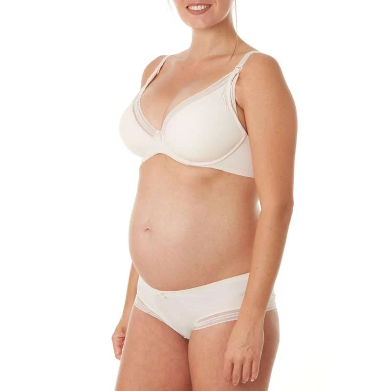 Cache Coeur Milk - Maternity low waist shorty - Blush Xl
