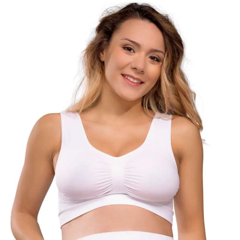 Carriwell Mum to Be Maternity Bra Bluetooth - white Small