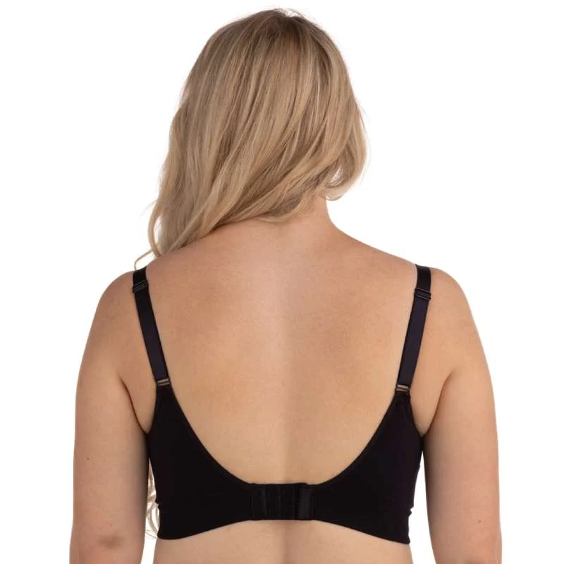 Carriwell New Mum Nursing Bra seamless - black Medium