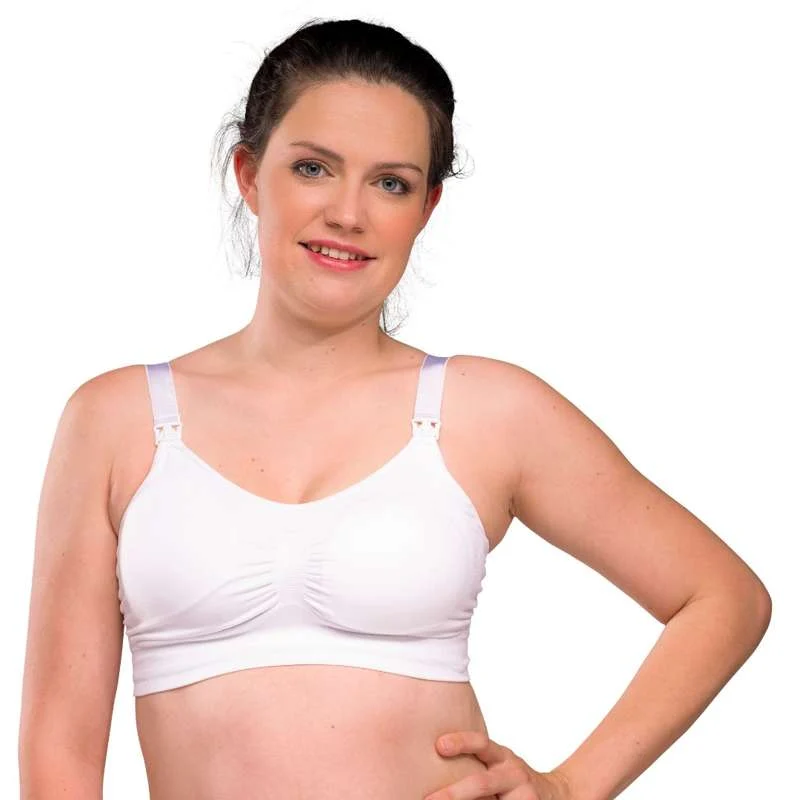 Carriwell New Mum Nursing Bra Seamless Inserts - White Small