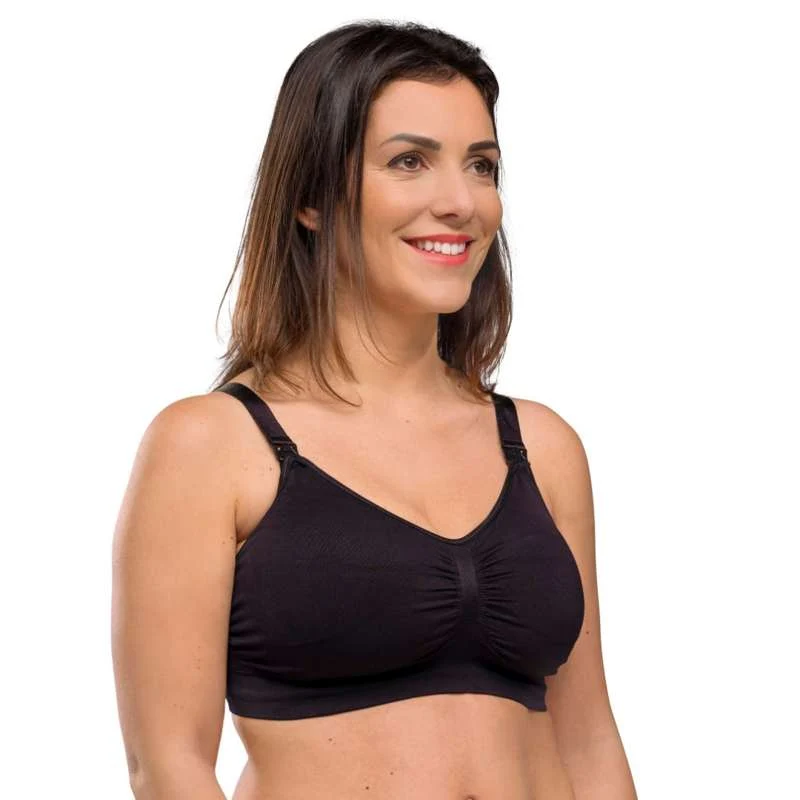 Carriwell New Mum Nursing Bra Seamless Inserts - black X