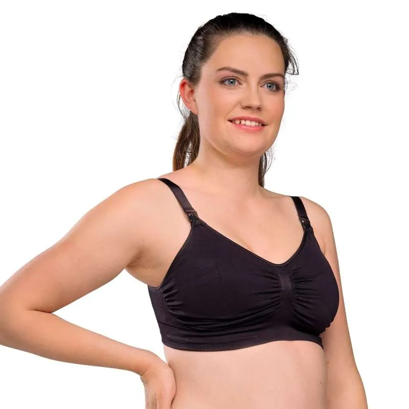 Carriwell New Mum Nursing Bra Seamless Inserts - black X