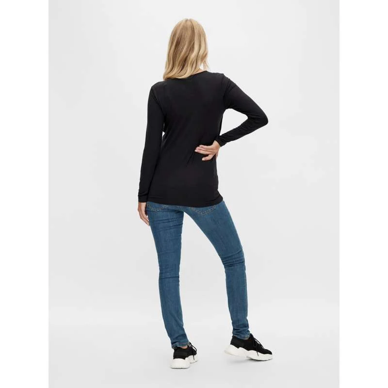 Mamalicious MLCAMMA JUNE Gravid- og Ammebluse - Sort
