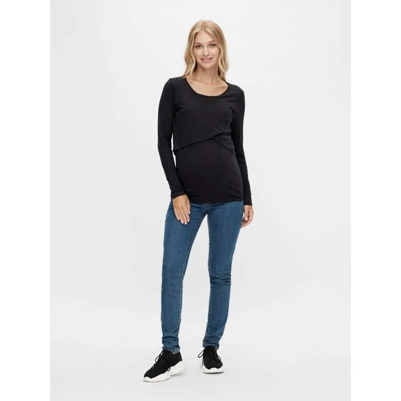 Mamalicious MLCAMMA JUNE Gravid- og Ammebluse - Sort