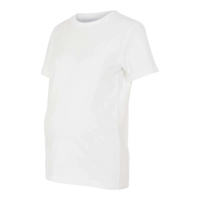 Mamalicious MLEVA Jersey Graviditetstop - Hvid Xs