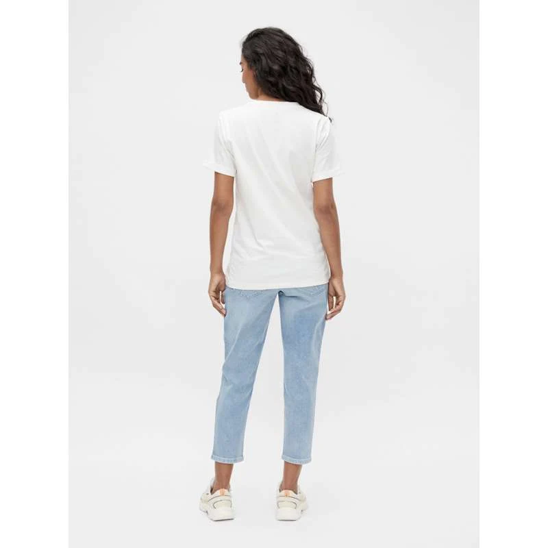 Mamalicious MLEVA Jersey Graviditetstop - Hvid Xs
