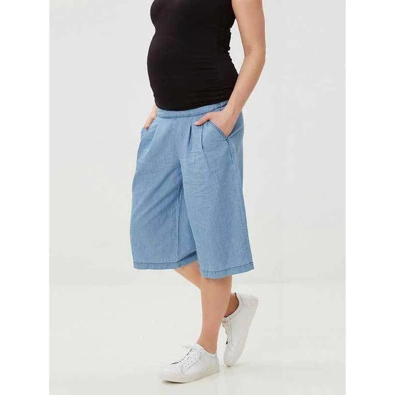 Mamalicious Tanja Graviditetsshorts - Light Сапфир Demin 26