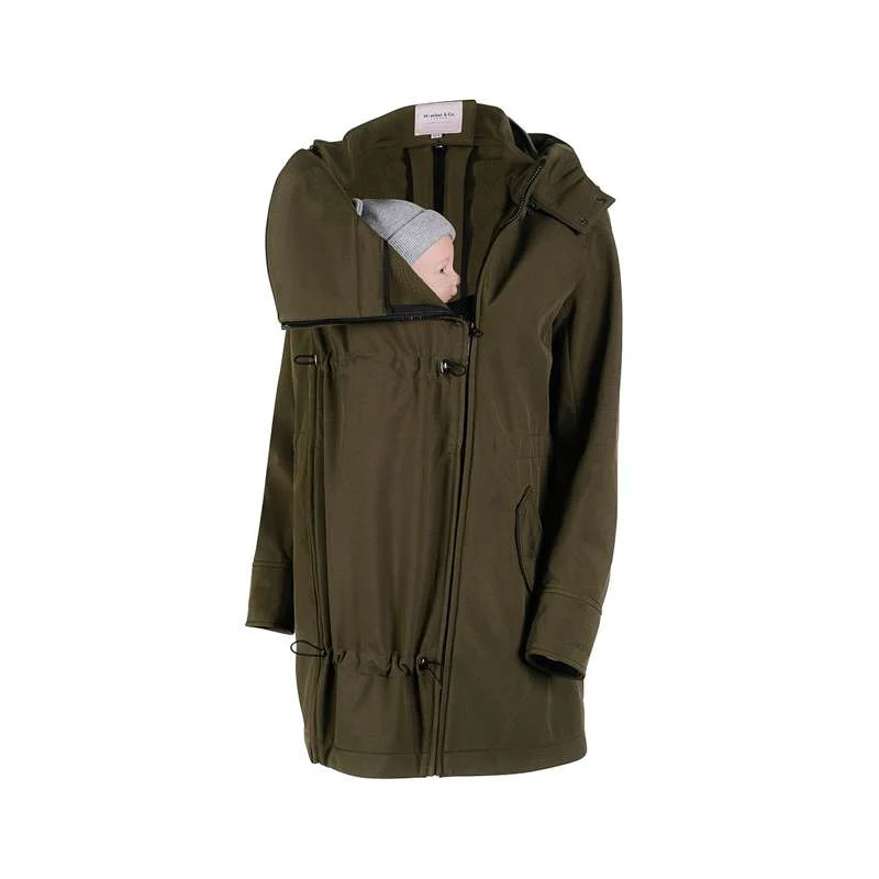 Wombat & Co Shell - Maternity and Carry Jacket - Camo Green S