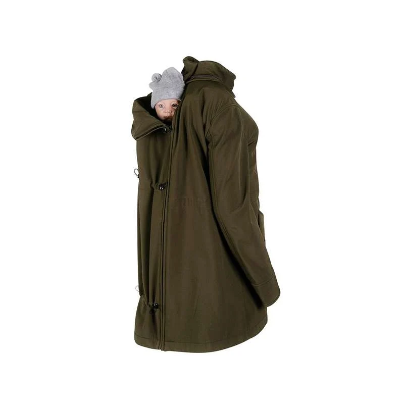 Wombat & Co Shell - Maternity and Carry Jacket - Camo Green S