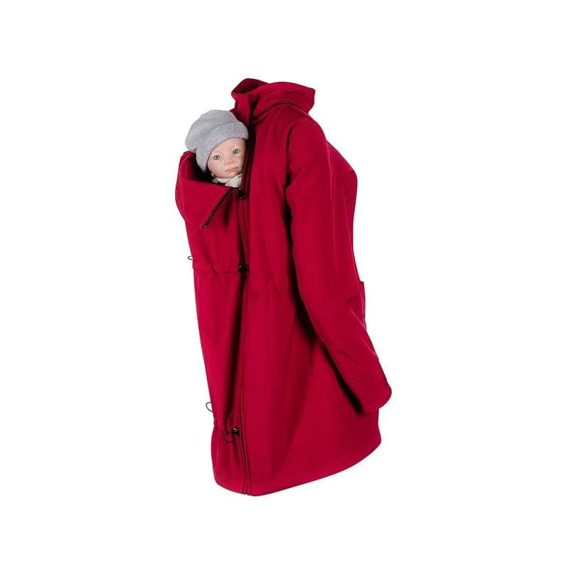 Wombat & Co Shell - Maternity and Carry Jacket - Cherry Red S