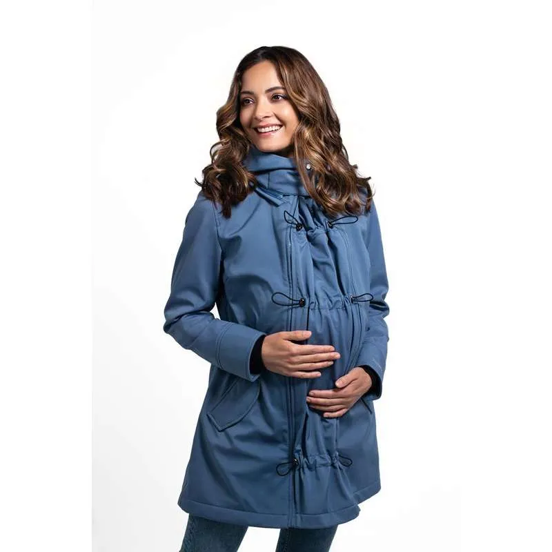Wombat & Co Shell - Maternity and Nursing Jacket - Light Cobalt S
