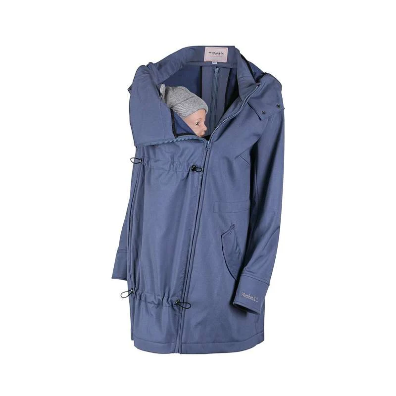 Wombat & Co Shell - Maternity and Nursing Jacket - Light Cobalt S