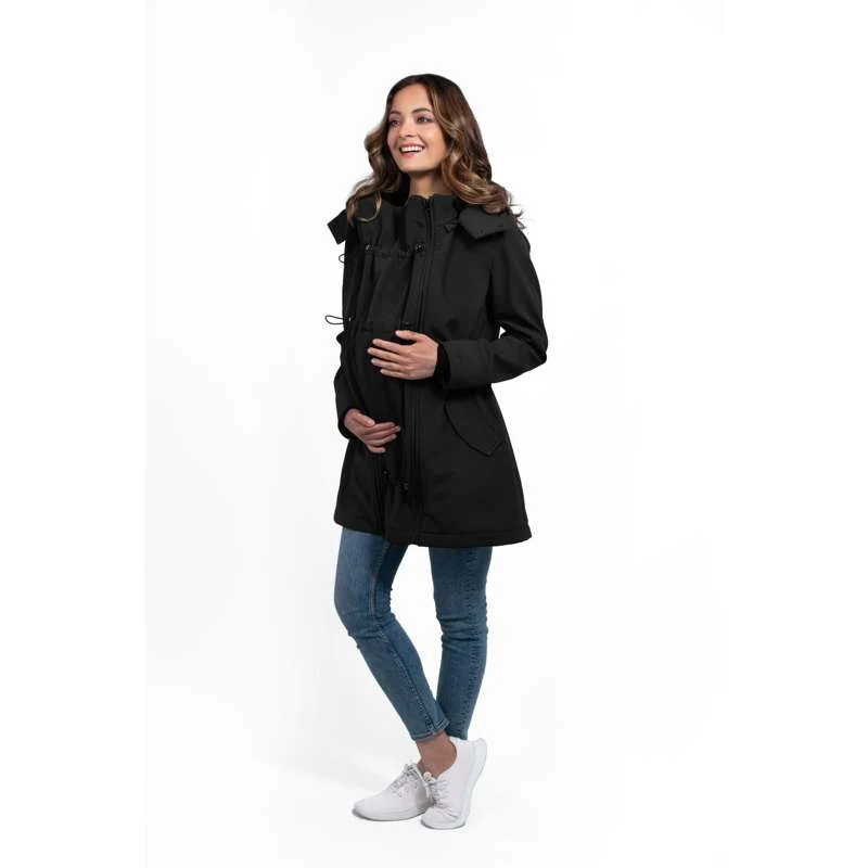 Wombat & Co Shell - Pregnancy and Carrying Jacket - Black S