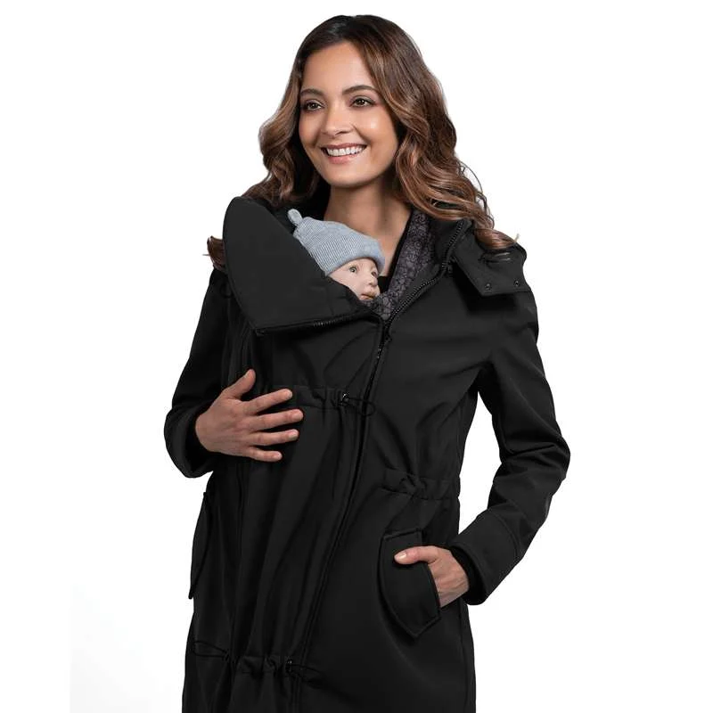 Wombat & Co Shell - Pregnancy and Carrying Jacket - Black S