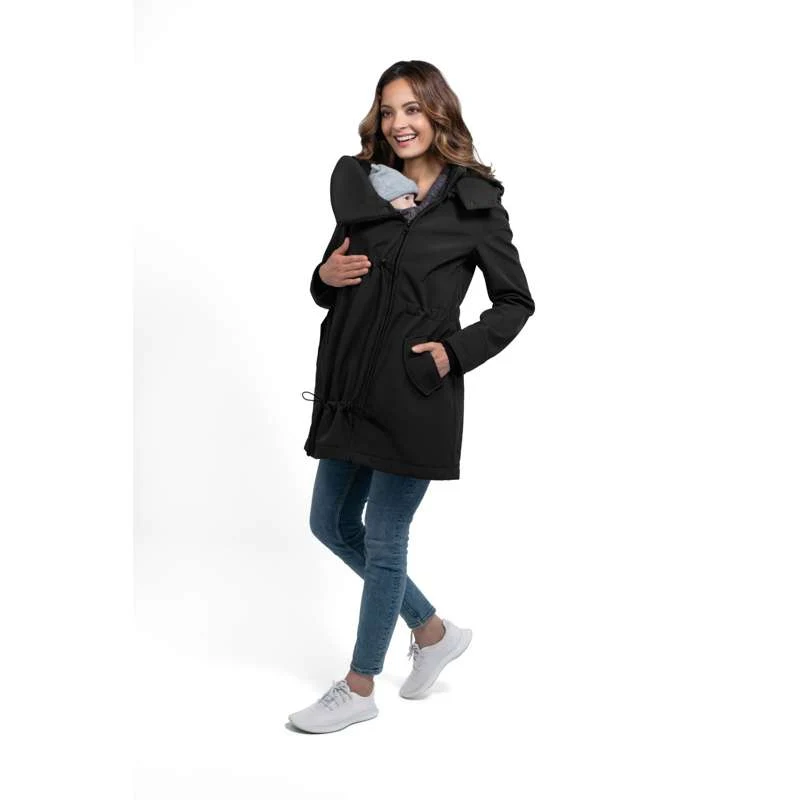 Wombat & Co Shell - Pregnancy and Carrying Jacket - Black S