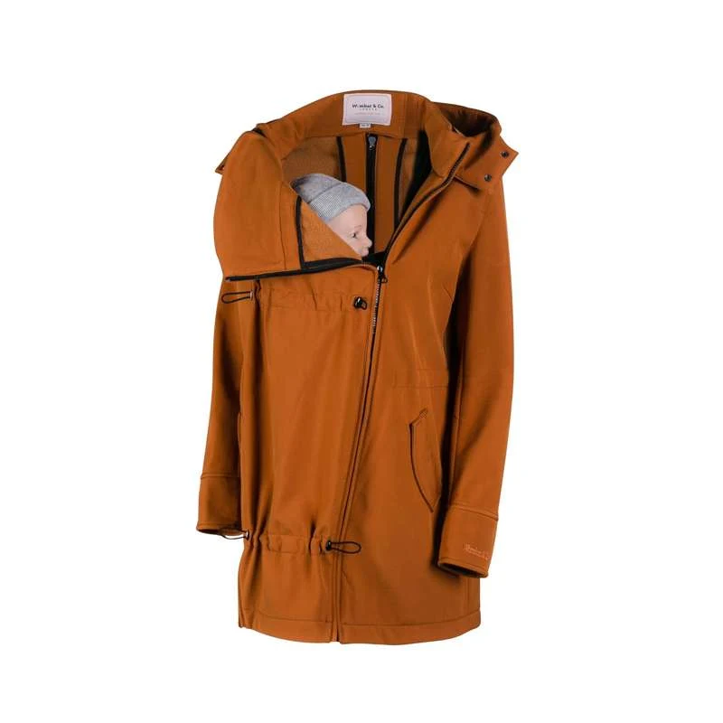 Wombat & Co Shell - Pregnancy and Nursing Jacket - Caramel S