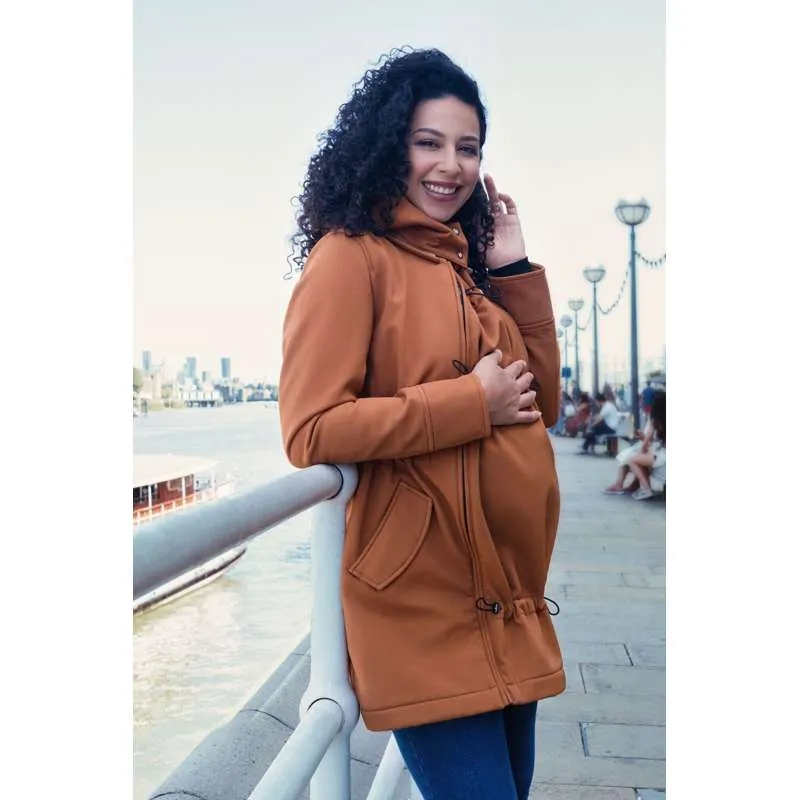 Wombat & Co Shell - Pregnancy and Nursing Jacket - Caramel S