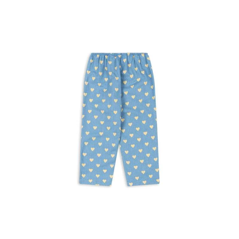 Пуловер от мерино вълна Konges Sløjd Life Pants - GOTS - Aisuru Cobalt