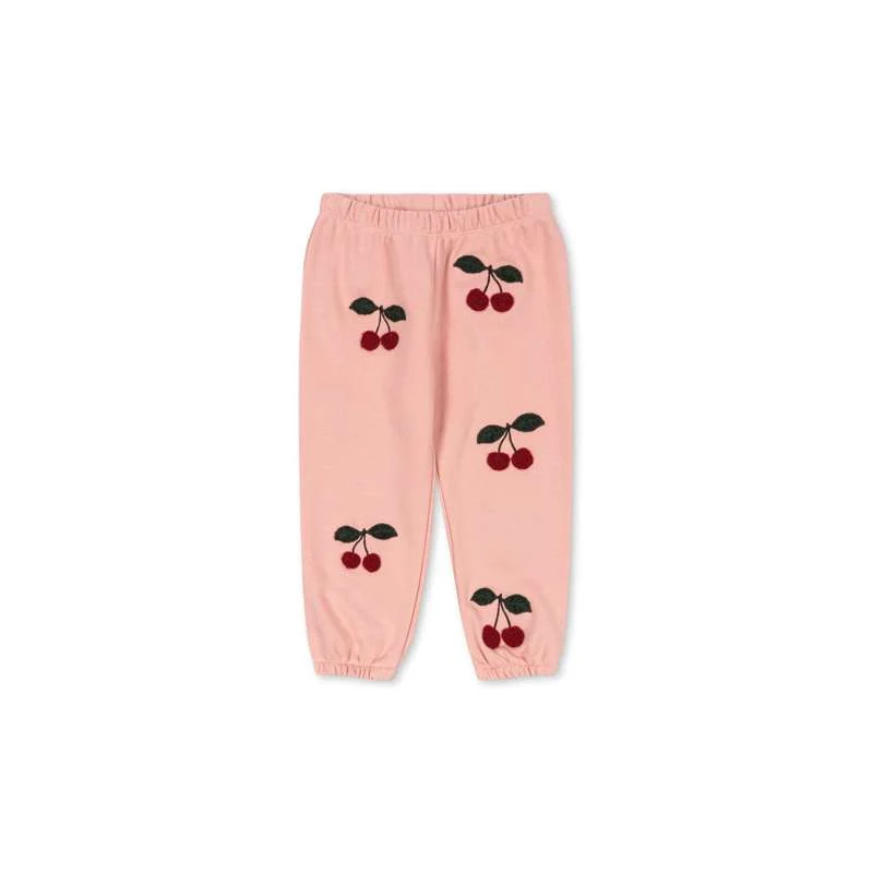 Пуловер от мерино вълна Konges Sløjd Lou Terry Sweatpants Pants - OCS - Mellow Rose