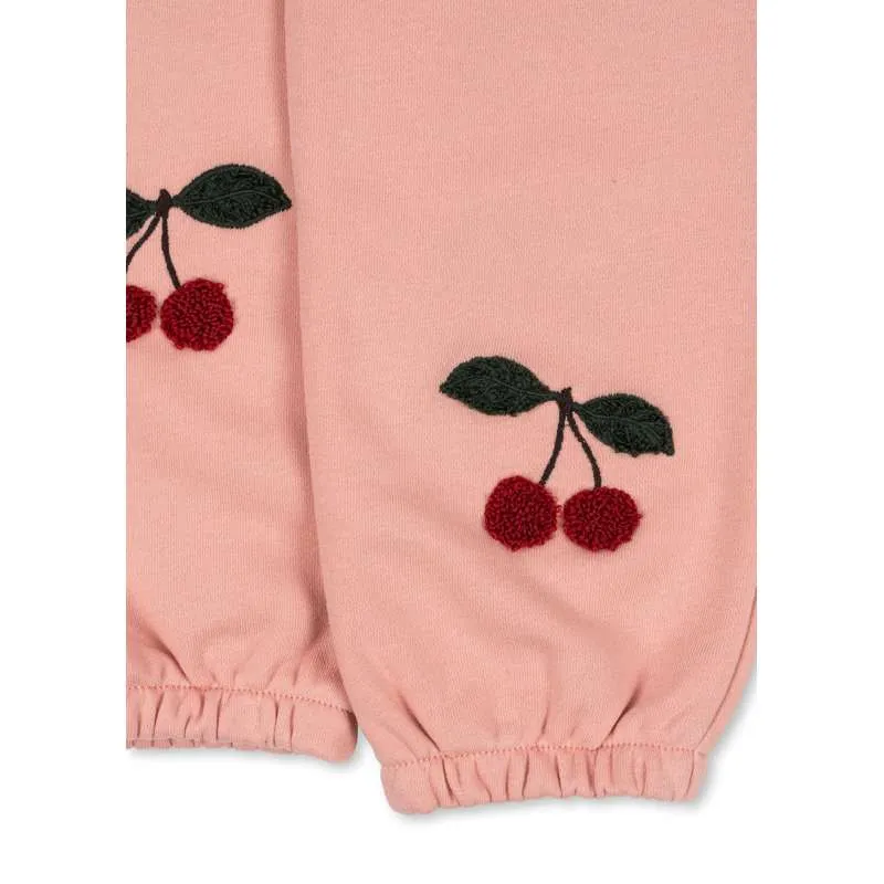 Пуловер от мерино вълна Konges Sløjd Lou Terry Sweatpants Pants - OCS - Mellow Rose