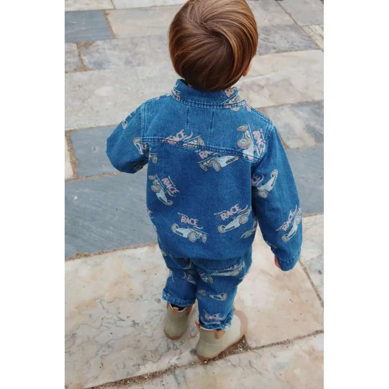 Konges Sløjd Magot Pants - GOTS - Race Denim (UPF 50)
