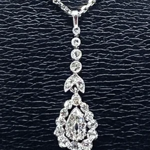 Диамантена огърлица от круша от 1900 г