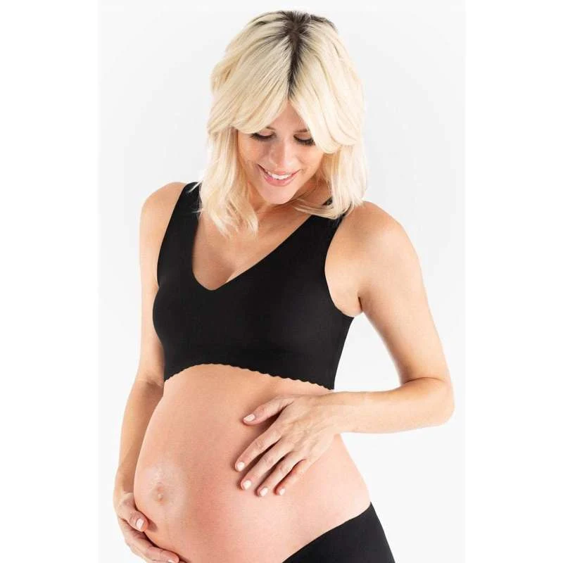 Персонализиран Belly Bandit- ANTI V NECK BRA - Black L