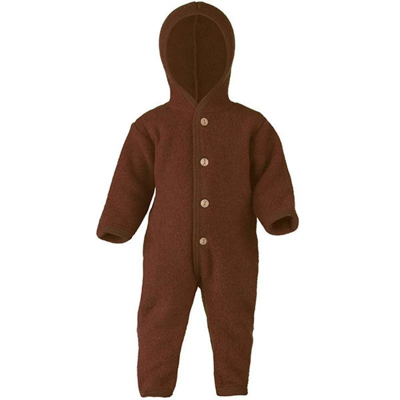 Engel Natur Overall/Driving suit hood - Cinnamon Melange