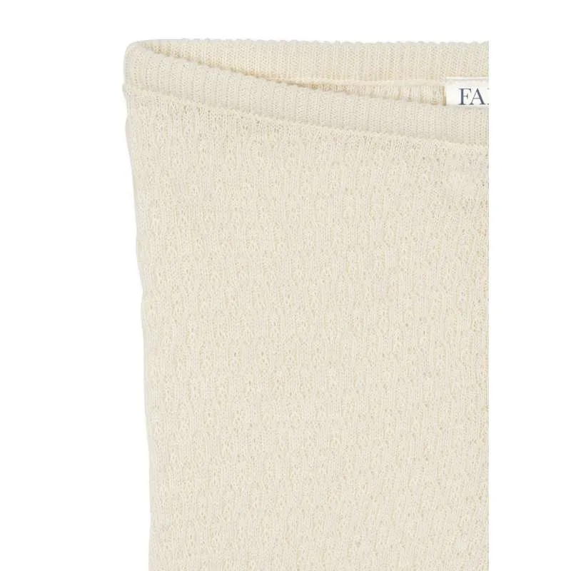 Fanga Fontana Venti Pointelle Bukser - GOTS - Antique White - Collector's Item 3m
