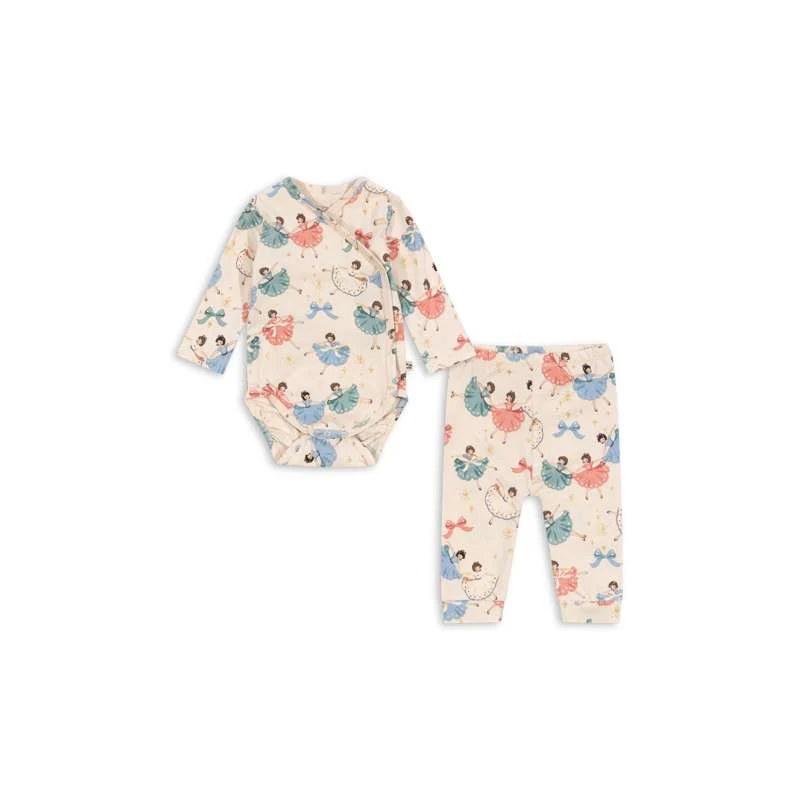 Konges Sløjd Basic Newborn Set - GOTS - Bow Ballerina - Officially Licensed Merchandise