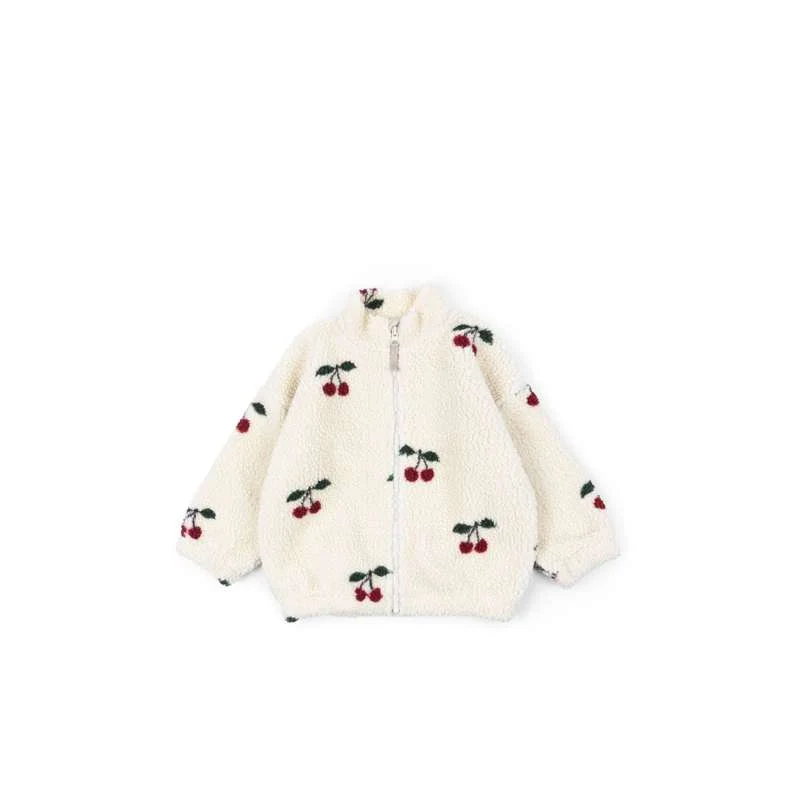 Празничен Konges Sløjd Jody Teddy Jacket - Cherry