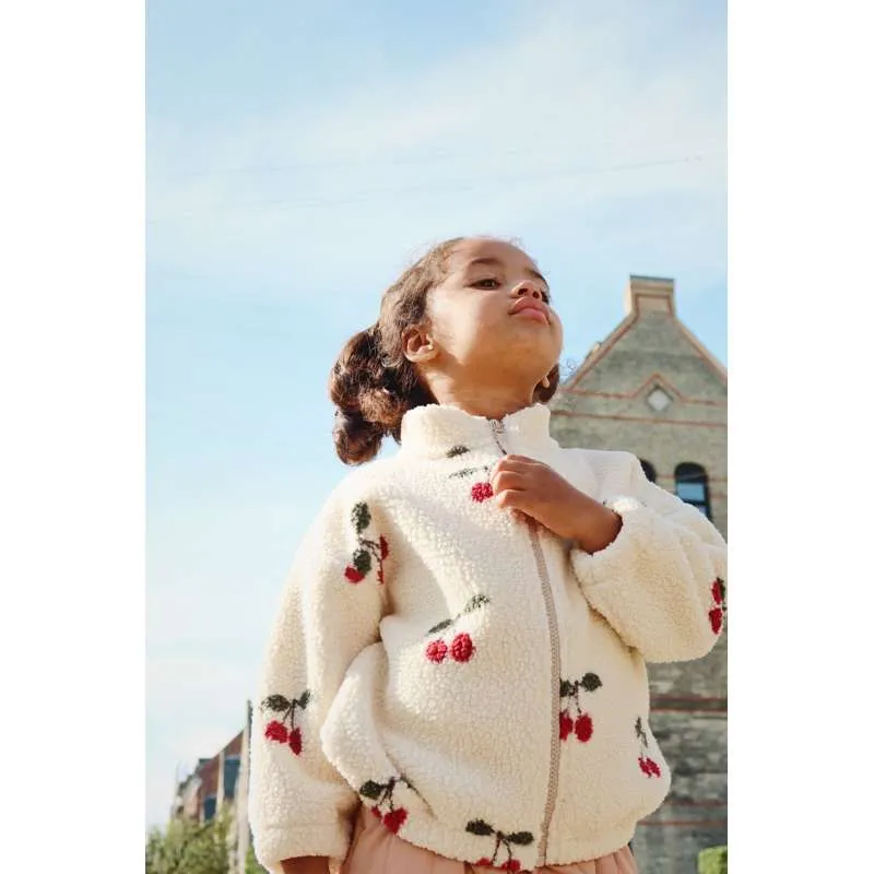 Празничен Konges Sløjd Jody Teddy Jacket - Cherry