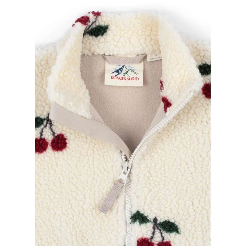 Празничен Konges Sløjd Jody Teddy Jacket - Cherry