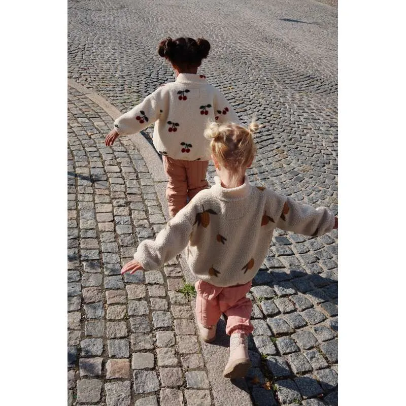 Празничен Konges Sløjd Jody Teddy Jacket - Cherry