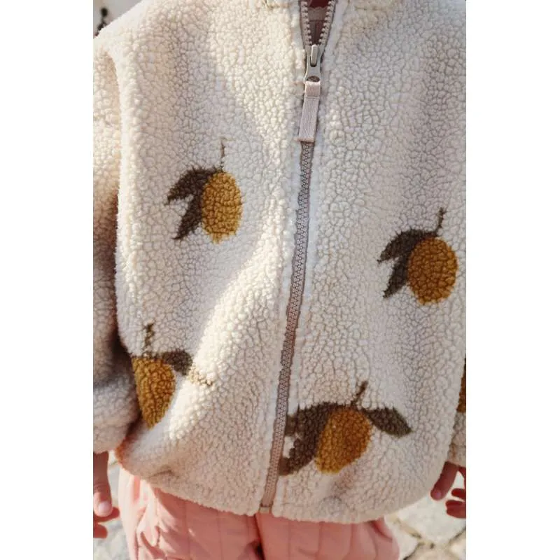 Ексклузивен дизайн Konges Sløjd Jody Teddy Jacket - Mon Grand Citron