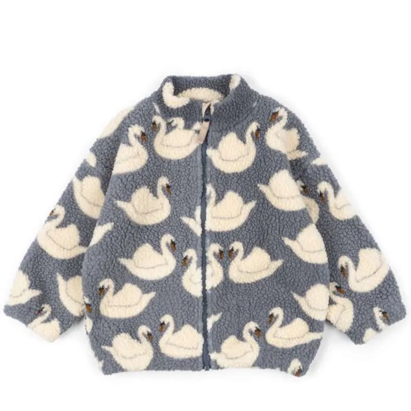 Висококачествен нововъведение Konges Sløjd Jody Teddy Jacket - Swan