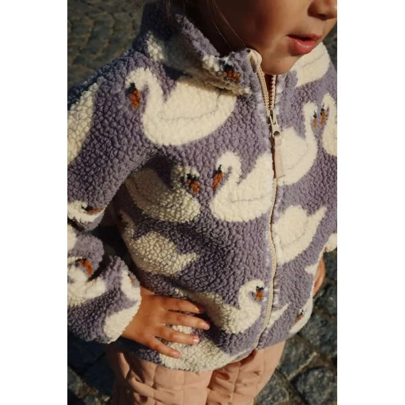 Висококачествен нововъведение Konges Sløjd Jody Teddy Jacket - Swan