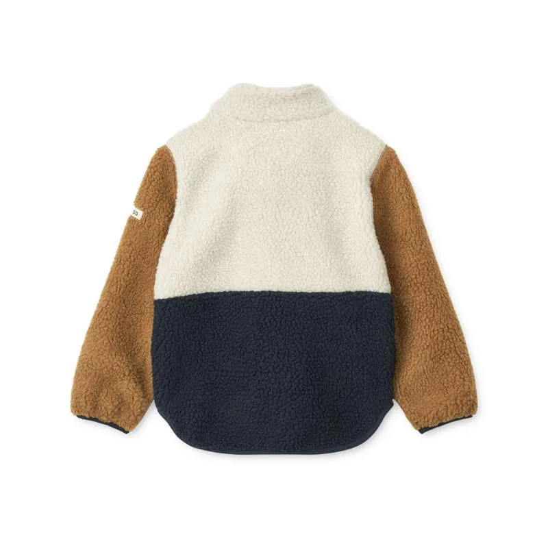 Liewood Nolan Pile Jacket - Classic Navy Multi Mix 80