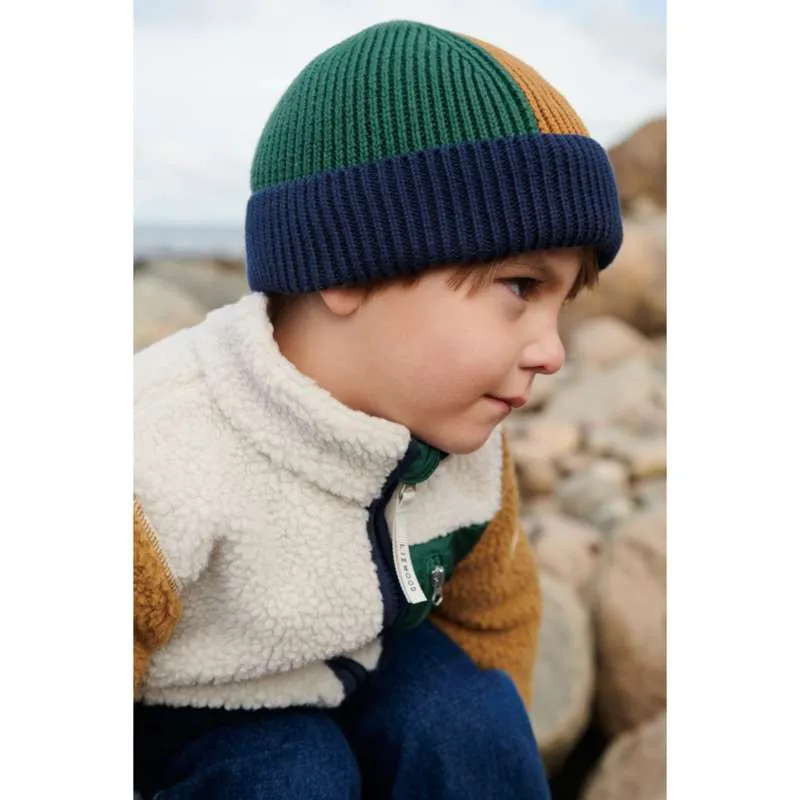 Liewood Nolan Pile Jacket - Classic Navy Multi Mix 80