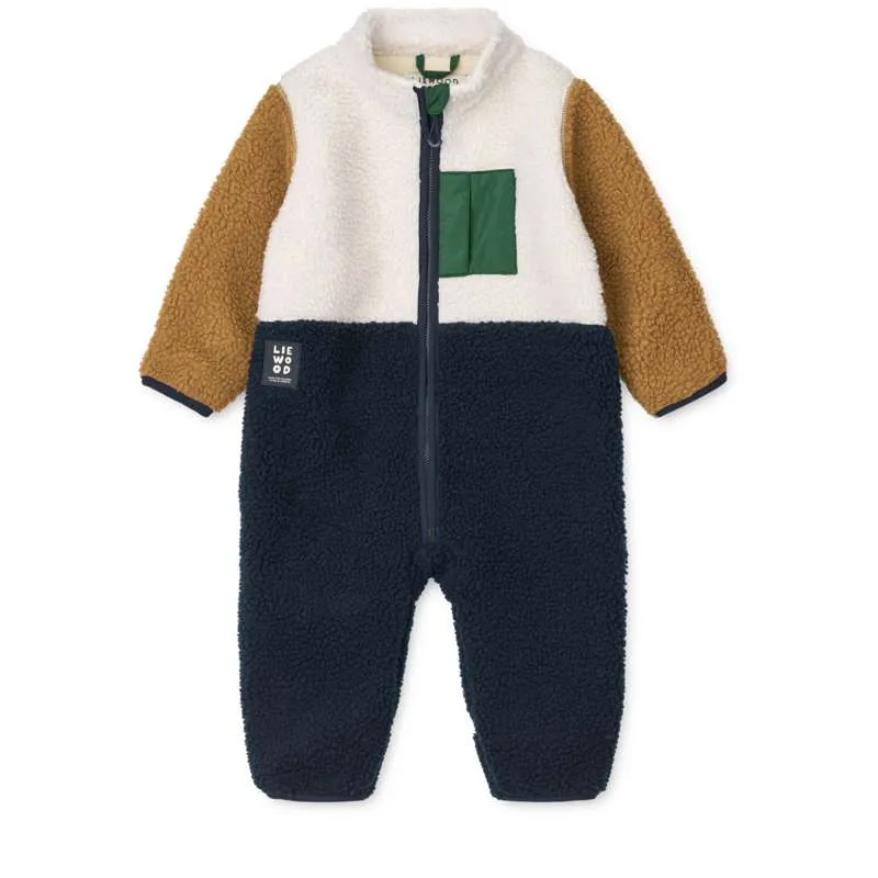 Liewood Nolano Pile Jumpsuit - Classic Navy Multi Mix 74