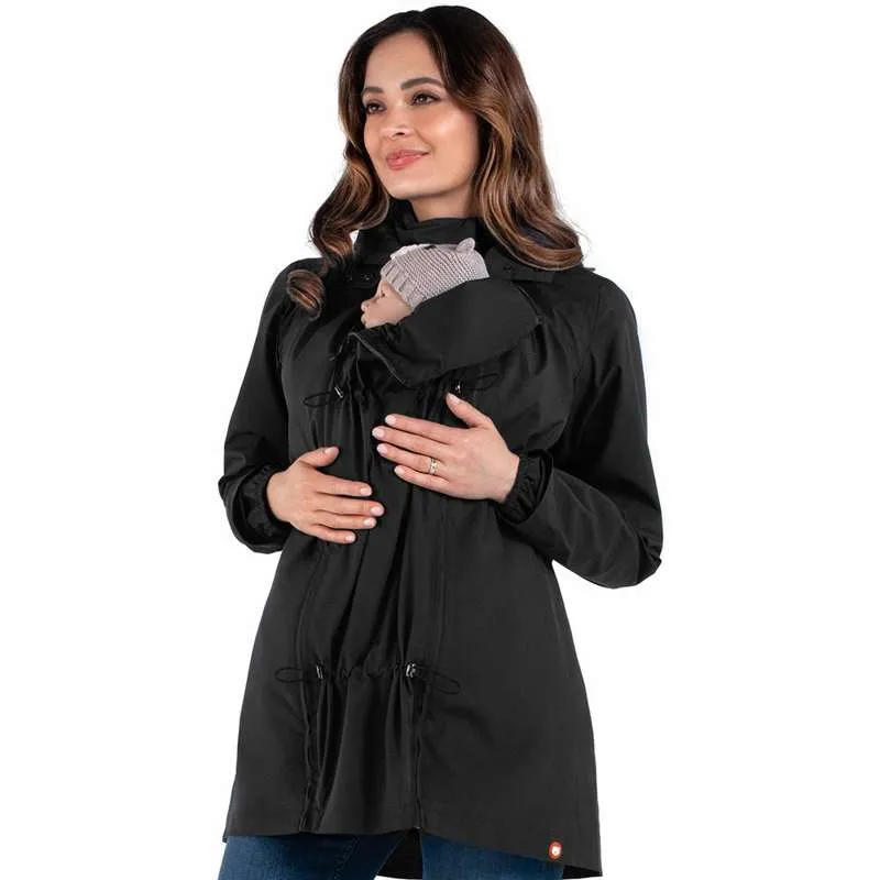 Wombat & Co Numbat Go - Pregnancy and Carrying Jacket - Black Neon Green S