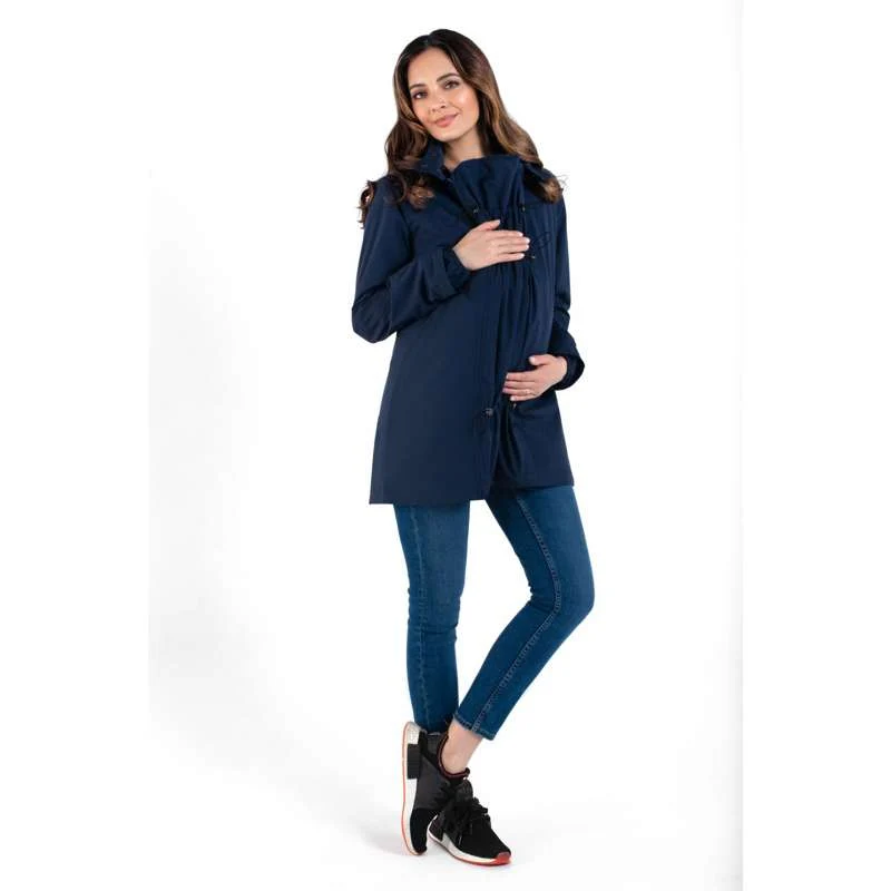 Wombat & Co Numbat Go - Pregnancy and Carrying Jacket - Navy | Novelty Gift Idea S