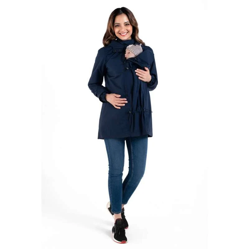 Wombat & Co Numbat Go - Pregnancy and Carrying Jacket - Navy | Novelty Gift Idea S