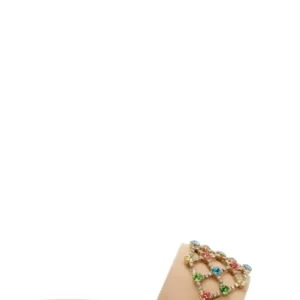 Slippers jewel application