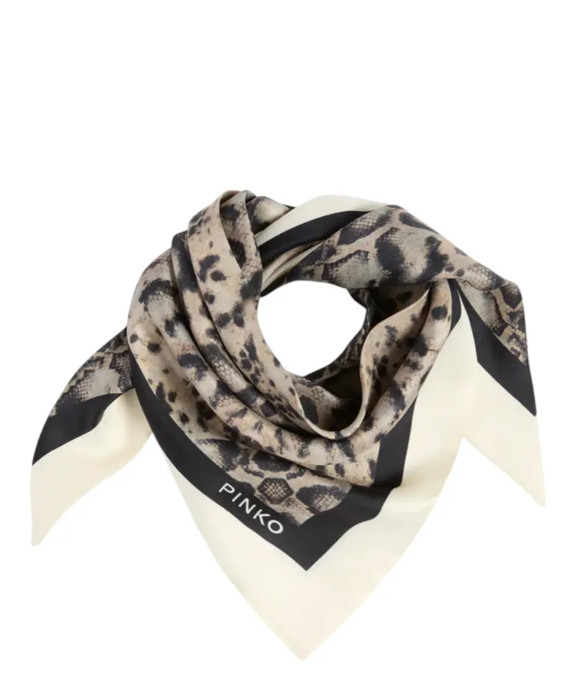 Swing Triangular Scarf Silk Blend