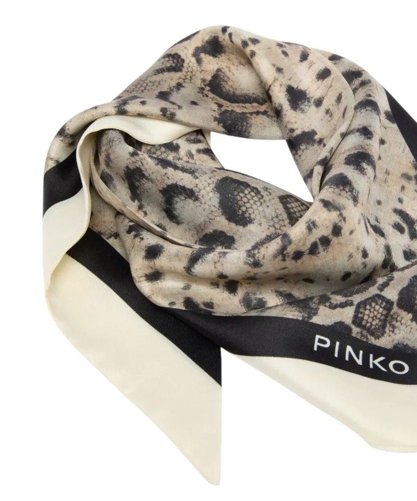 Swing Triangular Scarf Silk Blend