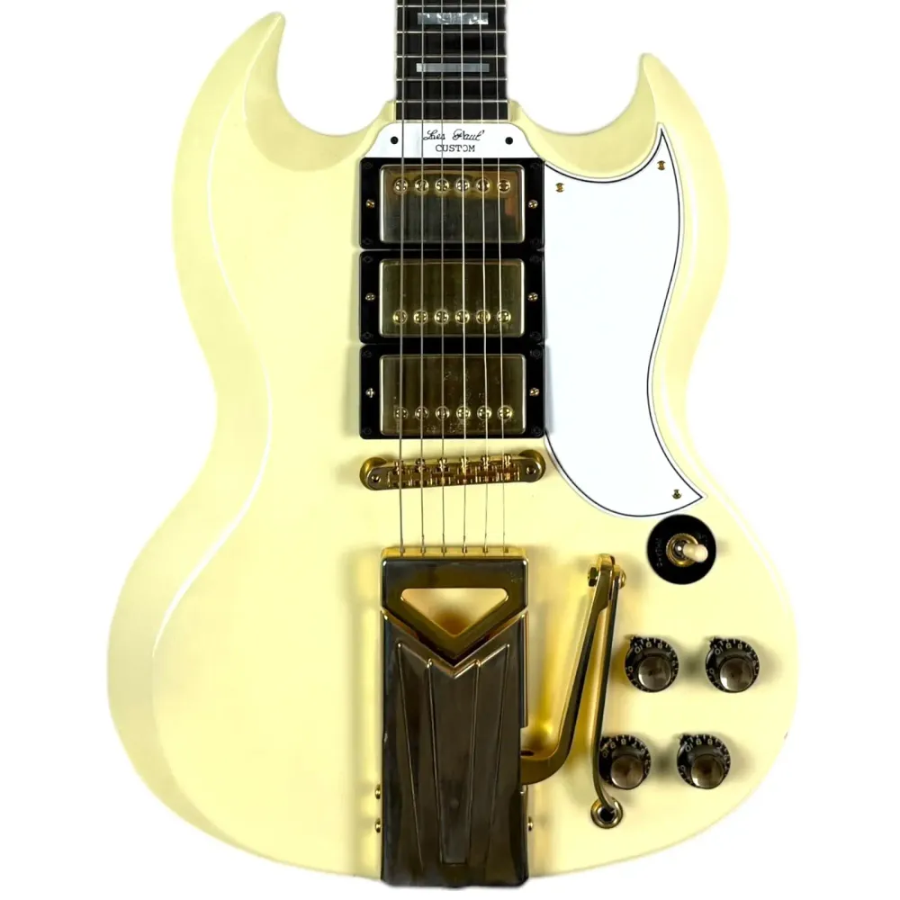Gibson 60th Anniversary 1961 SG Custom VOS - Класически бял
