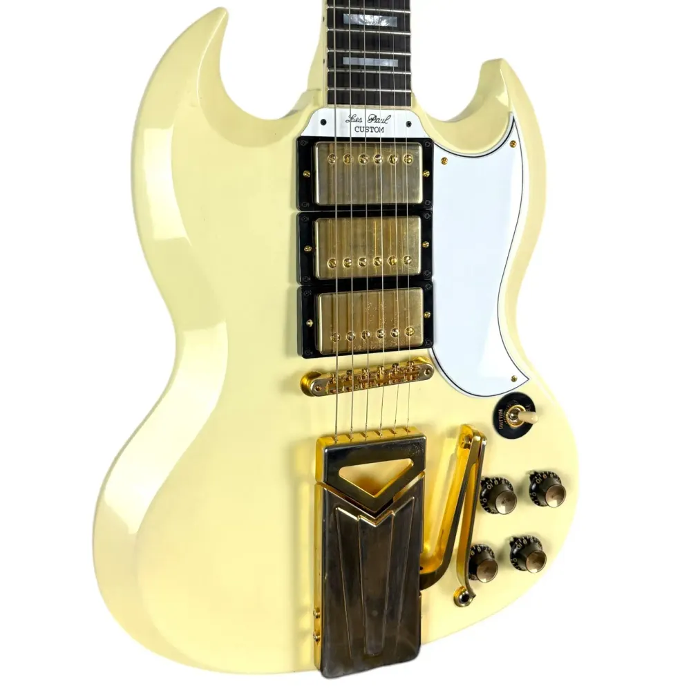Gibson 60th Anniversary 1961 SG Custom VOS - Класически бял